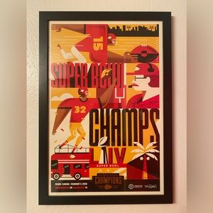 KANSAS CITY CHIEFS SUPER BOWL PRINT